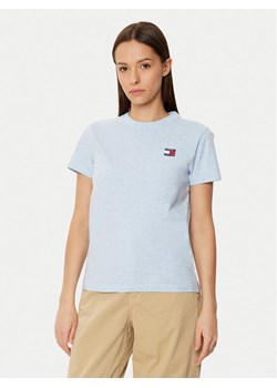 Tommy Jeans T-Shirt DW0DW20153 Błękitny Regular Fit ze sklepu MODIVO w kategorii Bluzki damskie - zdjęcie 182639410