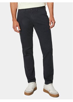 Marc O'Polo Chinosy 420 0029 10044 Granatowy Shaped Fit ze sklepu MODIVO w kategorii Spodnie męskie - zdjęcie 182639581