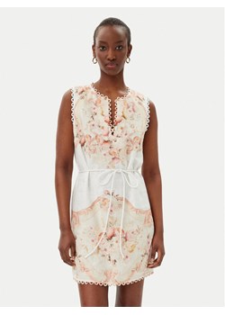 TWINSET Sukienka letnia 251TT2441 Beżowy Regular Fit - id: 0000305136466 - marki Twinset - 182639592 TWINSET Sukienka letnia 251TT2441 Beżowy Regular Fit ze sklepu MODIVO w kategorii Sukienki - zdjęcie 182639592
