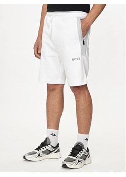 Boss Szorty sportowe Headlo 1 50510348 Biały Regular Fit ze sklepu MODIVO w kategorii Spodenki męskie - zdjęcie 182639804