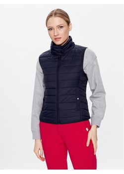 United Colors Of Benetton Bezrękawnik 2TWDDJ003 Granatowy Regular Fit - id: 0000301809647 - marki United Colors Of Benetton - 182639833 United Colors Of Benetton Bezrękawnik 2TWDDJ003 Granatowy Regular Fit ze sklepu MODIVO w kategorii Kamizelki damskie - zdjęcie 182639833