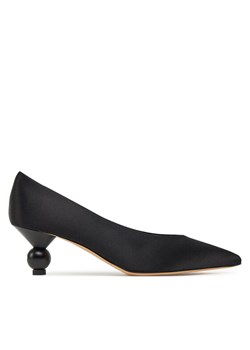 Weekend Max Mara Półbuty Renzasatin 2515521055600 Czarny ze sklepu MODIVO w kategorii Czółenka - zdjęcie 182639873