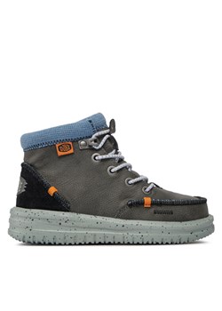 Hey Dude Trzewiki Bradley Boot Youth 40269-001 Szary ze sklepu MODIVO w kategorii Buty zimowe dziecięce - zdjęcie 182639931