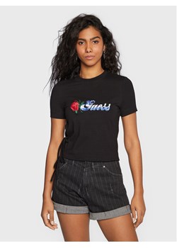 Guess T-Shirt Clarissa W3RI22 J1314 Czarny Regular Fit ze sklepu MODIVO w kategorii Bluzki damskie - zdjęcie 182639970