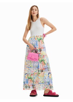 Desigual Sukienka codzienna 23SWVK91 Biały Regular Fit ze sklepu MODIVO w kategorii Sukienki - zdjęcie 182639981