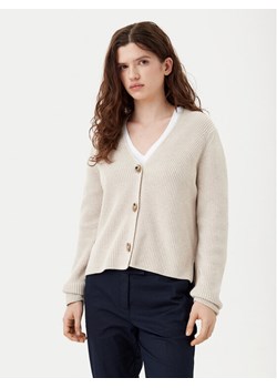 Marc O'Polo Kardigan B01605961069 Beżowy Regular Fit ze sklepu MODIVO w kategorii Swetry damskie - zdjęcie 182640004