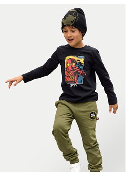 LEGO Spodnie dresowe Ninjago 12011289 Zielony Regular Fit ze sklepu MODIVO w kategorii Spodnie chłopięce - zdjęcie 182640120