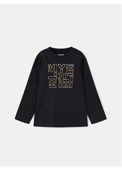 Mayoral Bluzka 173 Czarny Regular Fit ze sklepu MODIVO w kategorii T-shirty chłopięce - zdjęcie 182640140