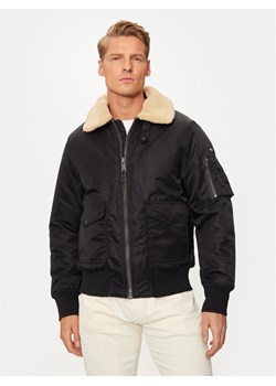 SCHOTT N.Y.C. Kurtka bomber OHARARS Czarny Regular Fit ze sklepu MODIVO w kategorii Kurtki męskie - zdjęcie 182640201
