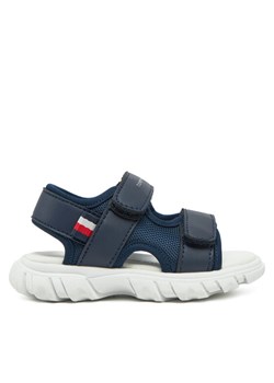 Tommy Hilfiger Sandały Velcro Sandal T1B2-33898-1591 M Granatowy ze sklepu MODIVO w kategorii Sandały dziecięce - zdjęcie 182640344
