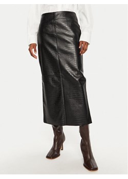 Bruuns Bazaar Spódnica z imitacji skóry Tuanella BBW4134 Czarny Regular Fit ze sklepu MODIVO w kategorii Spódnice - zdjęcie 182640394