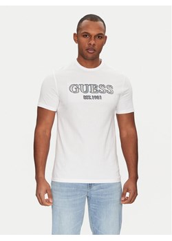 Guess T-Shirt M5GI07 I3Z14 Biały Slim Fit ze sklepu MODIVO w kategorii T-shirty męskie - zdjęcie 182640423