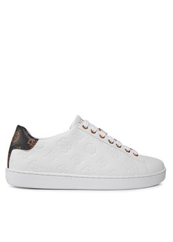 Guess Sneakersy FLJROS ELE12 Biały ze sklepu MODIVO w kategorii Buty sportowe damskie - zdjęcie 182640481