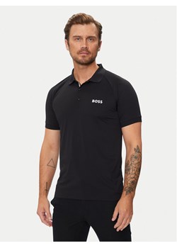 Boss Polo Patteo MB 15 50519853 Czarny Slim Fit ze sklepu MODIVO w kategorii T-shirty męskie - zdjęcie 182640513