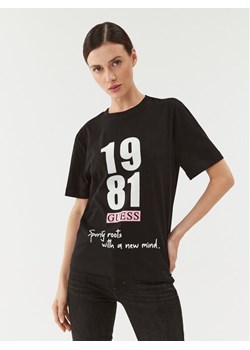 Guess T-Shirt V3BI00 KA260 Czarny Regular Fit ze sklepu MODIVO w kategorii Bluzki damskie - zdjęcie 182640542