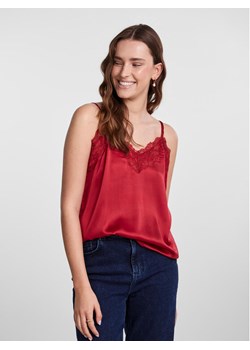 Pieces Piżama 17142952 Czerwony Regular Fit ze sklepu MODIVO w kategorii Piżamy damskie - zdjęcie 182640573
