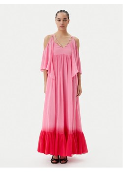PINKO Sukienka letnia Io Canto Abito 104950 A2G4 Różowy Relaxed Fit ze sklepu MODIVO w kategorii Sukienki - zdjęcie 182640702