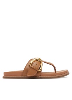Gino Rossi Japonki CLAUDIE-R25SS03088 Brązowy ze sklepu MODIVO w kategorii Klapki damskie - zdjęcie 182640803