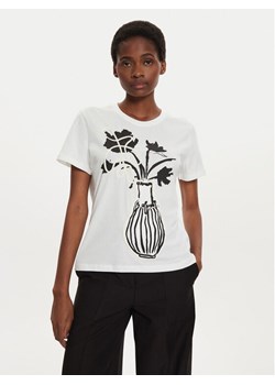 Desigual T-Shirt Shadow 24WWTK11 Biały Regular Fit ze sklepu MODIVO w kategorii Bluzki damskie - zdjęcie 182640840