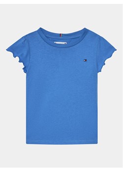 Tommy Hilfiger T-Shirt Essential KG0KG07052 D Niebieski Regular Fit ze sklepu MODIVO w kategorii Bluzki dziewczęce - zdjęcie 182640844
