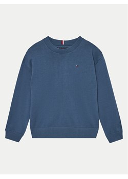 Tommy Hilfiger Sweter Essential KB0KB09296 Niebieski Regular Fit ze sklepu MODIVO w kategorii Swetry chłopięce - zdjęcie 182640921