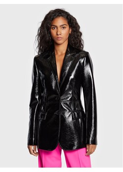 MSGM Marynarka 3341MDG01 227604 Czarny Regular Fit ze sklepu MODIVO w kategorii Marynarki damskie - zdjęcie 182640931