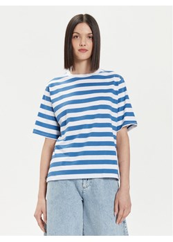 United Colors Of Benetton T-Shirt 34KUD107E Niebieski Comfort Fit ze sklepu MODIVO w kategorii Bluzki damskie - zdjęcie 182640940