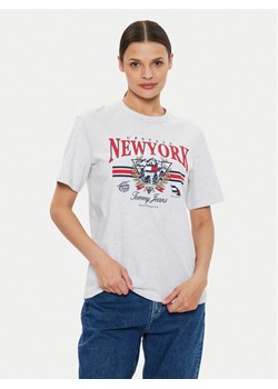 Tommy Jeans T-Shirt Vintage DW0DW18410 Szary Relaxed Fit ze sklepu MODIVO w kategorii Bluzki damskie - zdjęcie 182641024