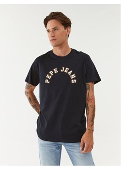 Pepe Jeans T-Shirt Westend Tee PM509124 Granatowy Regular Fit ze sklepu MODIVO w kategorii T-shirty męskie - zdjęcie 182641062