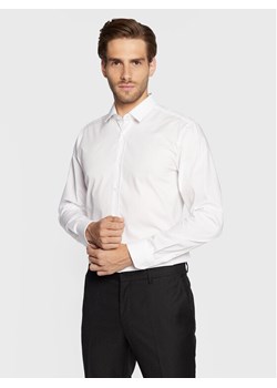 Hugo Koszula Elisha02 50479396 Biały Extra Slim Fit ze sklepu MODIVO w kategorii Koszule męskie - zdjęcie 182641133