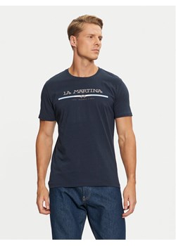La Martina T-Shirt ZMR009 JS206 Granatowy Regular Fit ze sklepu MODIVO w kategorii T-shirty męskie - zdjęcie 182641144