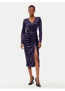 Rinascimento Sukienka koktajlowa CFC0121946003 Fioletowy Regular Fit ze sklepu MODIVO w kategorii Sukienki - zdjęcie 182641340