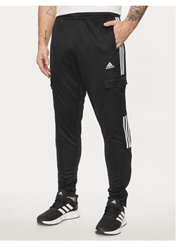 adidas Spodnie dresowe IA3067 Czarny Regular Fit ze sklepu MODIVO w kategorii Spodnie męskie - zdjęcie 182641391