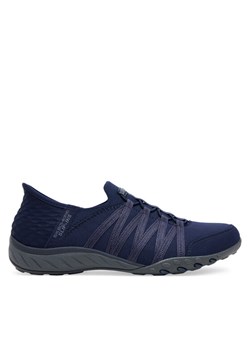 Skechers Sneakersy Skechers Slip-ins: Breathe Easy - Roll With Me Granatowy ze sklepu MODIVO w kategorii Buty sportowe damskie - zdjęcie 182641401