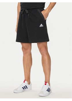 adidas Szorty sportowe Seasonal Essentials IW6360 Czarny Regular Fit ze sklepu MODIVO w kategorii Spodenki męskie - zdjęcie 182641403