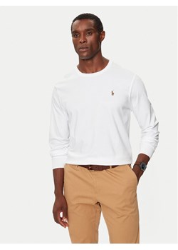 Polo Ralph Lauren Longsleeve 710760121 Biały Slim Fit ze sklepu MODIVO w kategorii T-shirty męskie - zdjęcie 182641431