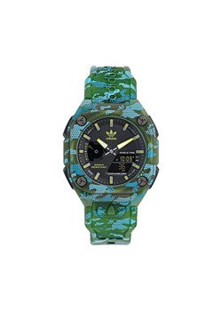 adidas Originals Zegarek City Tech One Grfx AOST24075 Zielony ze sklepu MODIVO w kategorii Zegarki - zdjęcie 182641541