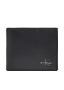 Calvin Klein Jeans Portfel męski Mono Logo Bifold W/Coin LV04G1013G Czarny ze sklepu MODIVO w kategorii Portfele męskie - zdjęcie 182641552