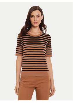 Sisley Sweter 17Q3M1052 Brązowy Regular Fit ze sklepu MODIVO w kategorii Swetry damskie - zdjęcie 182641553