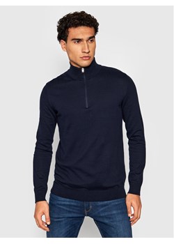 Selected Homme Sweter Berg 16074687 Granatowy Regular Fit ze sklepu MODIVO w kategorii Swetry męskie - zdjęcie 182641643