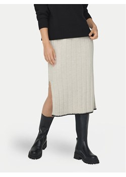 ONLY Spódnica ołówkowa Chick 15330190 Beżowy Regular Fit ze sklepu MODIVO w kategorii Spódnice - zdjęcie 182641663