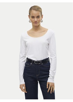 Vero Moda Bluzka Maxi My 10228809 Biały Slim Fit ze sklepu MODIVO w kategorii Bluzki damskie - zdjęcie 182641794