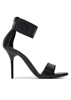 LOVE MOSCHINO Sandały JA16109G0MIE000A Czarny ze sklepu MODIVO w kategorii Sandały damskie - zdjęcie 182641891
