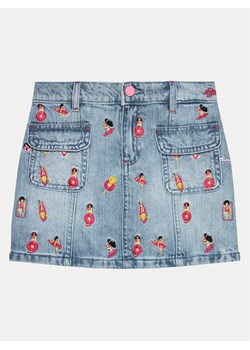 Guess Spódnica jeansowa J4GD19 D45E0 Niebieski Regular Fit ze sklepu MODIVO w kategorii Spódnice dziewczęce - zdjęcie 182642023