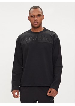 Calvin Klein Performance Bluza 00GMS4W338 Czarny Regular Fit ze sklepu MODIVO w kategorii Bluzy męskie - zdjęcie 182642160