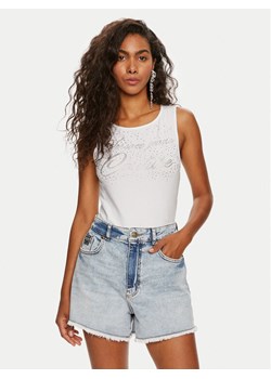 Versace Jeans Couture Body 76HAM6A4 Biały Slim Fit - id: 0000303964368 - marki Versace Jeans - 182642202 Versace Jeans Couture Body 76HAM6A4 Biały Slim Fit ze sklepu MODIVO w kategorii Bluzki damskie - zdjęcie 182642202