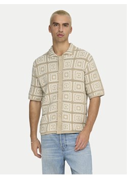 Only & Sons Koszula Bart 22033329 Beżowy Relaxed Fit ze sklepu MODIVO w kategorii Koszule męskie - zdjęcie 182642260