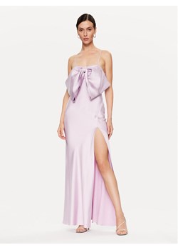 Pinko Sukienka wieczorowa Isotono 101658 Z345 Fioletowy Regular Fit ze sklepu MODIVO w kategorii Sukienki - zdjęcie 182642342