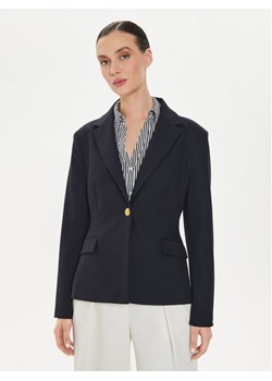 Tommy Hilfiger Marynarka WW0WW42246 Granatowy Slim Fit ze sklepu MODIVO w kategorii Marynarki damskie - zdjęcie 182642384