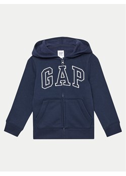 Gap Bluza 550082-05 Granatowy Regular Fit ze sklepu MODIVO w kategorii Bluzy chłopięce - zdjęcie 182642392